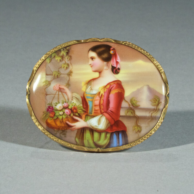 "Grand Tour" Italian Brooch