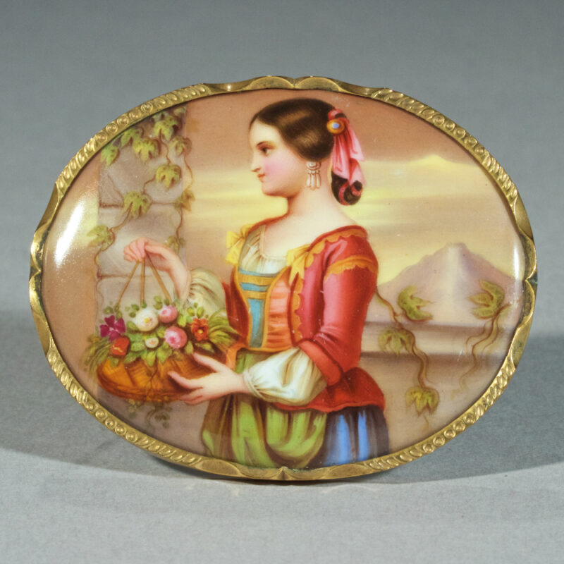 "Grand Tour" Italian Brooch