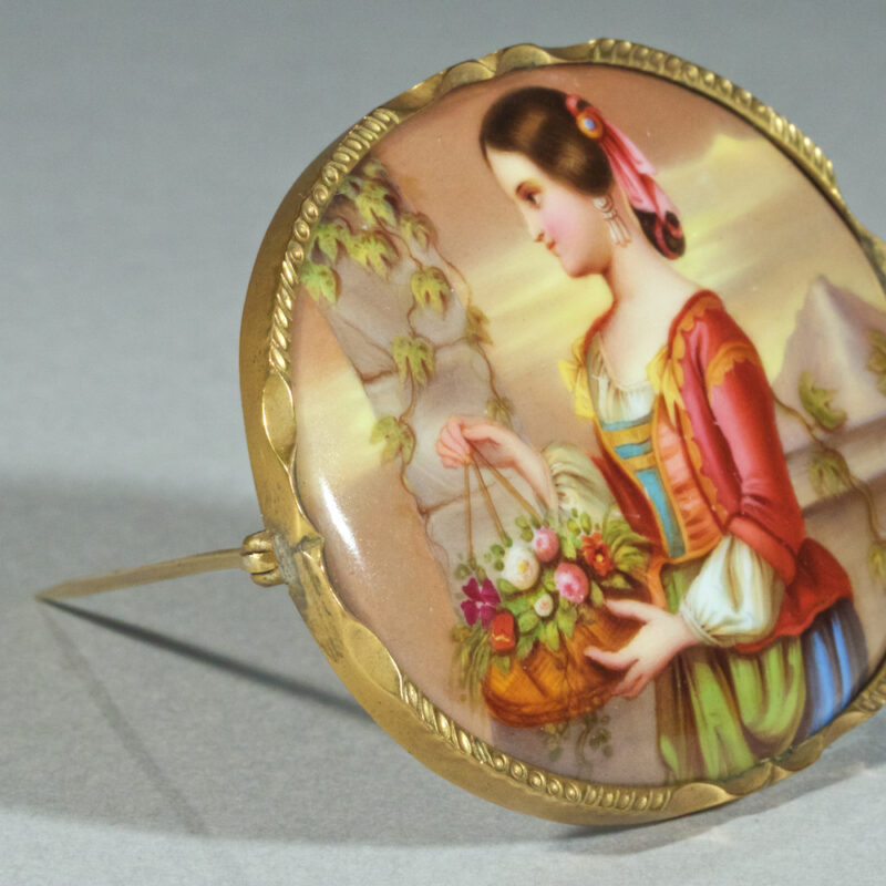 "Grand Tour" Italian Brooch