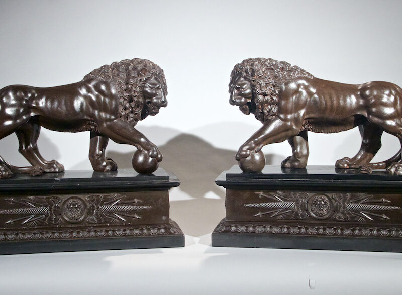 Pair of Grand Tour Lions