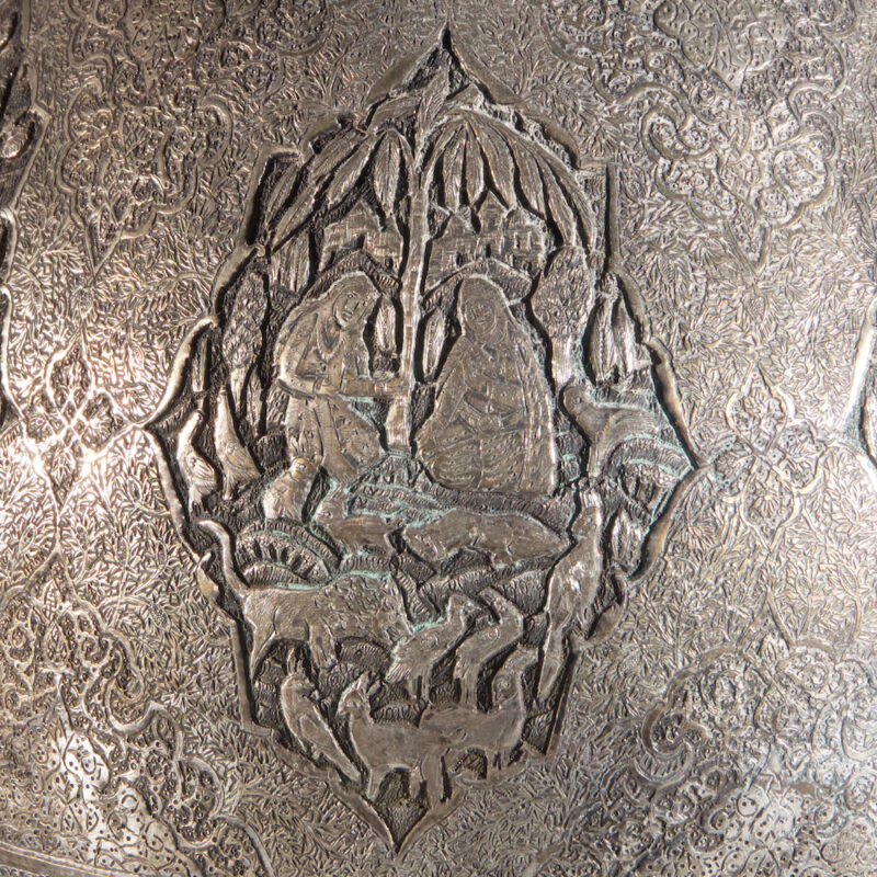 Large Silver Vases