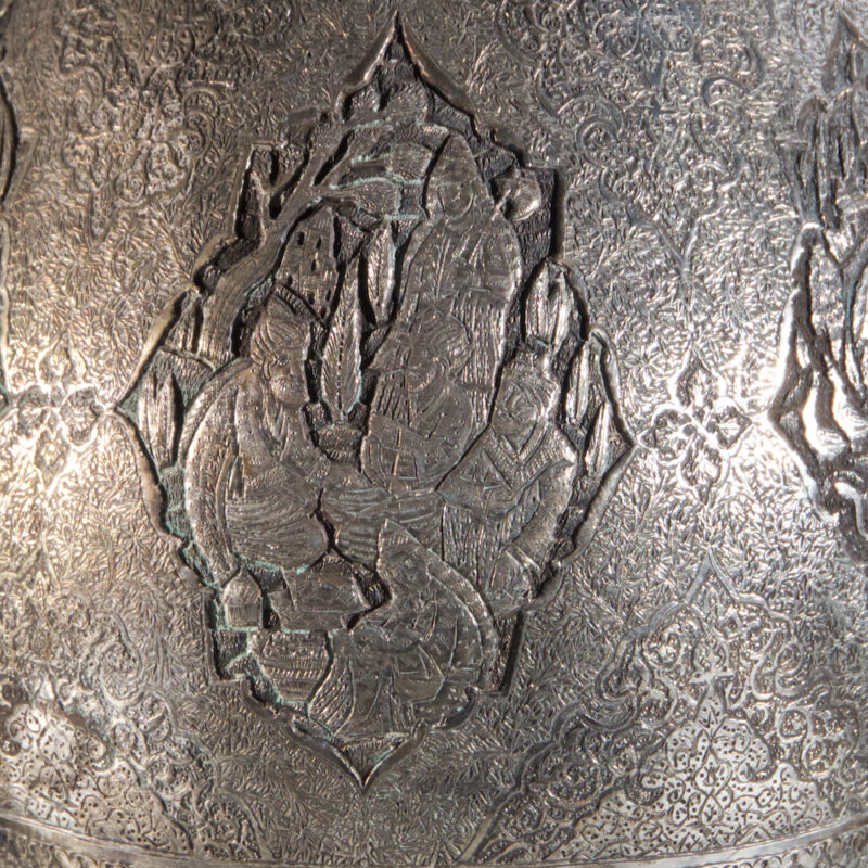 Large Silver Vases
