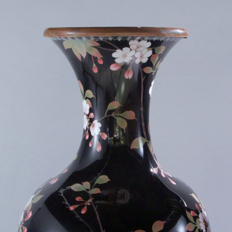 Pair of Very Large Japanese Vases