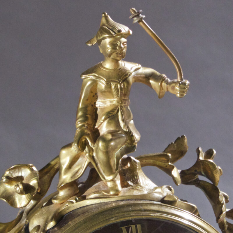 French 19th Century Louis XVI Style Bronze Elephant Clock