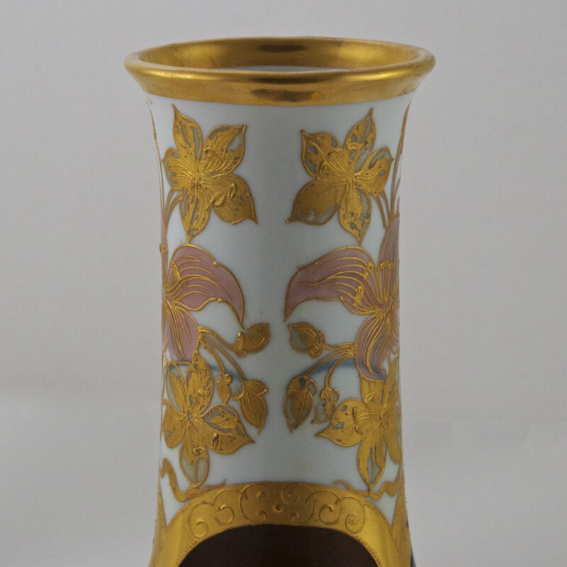 A Fine Royal Vienna Style Porcelain Portrait Vase