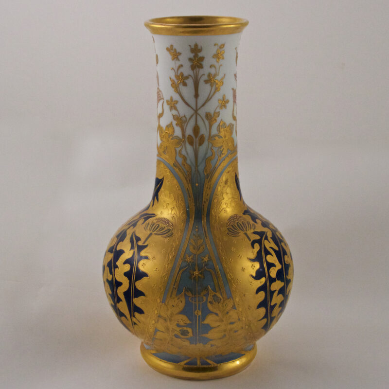 A Fine Royal Vienna Style Porcelain Portrait Vase