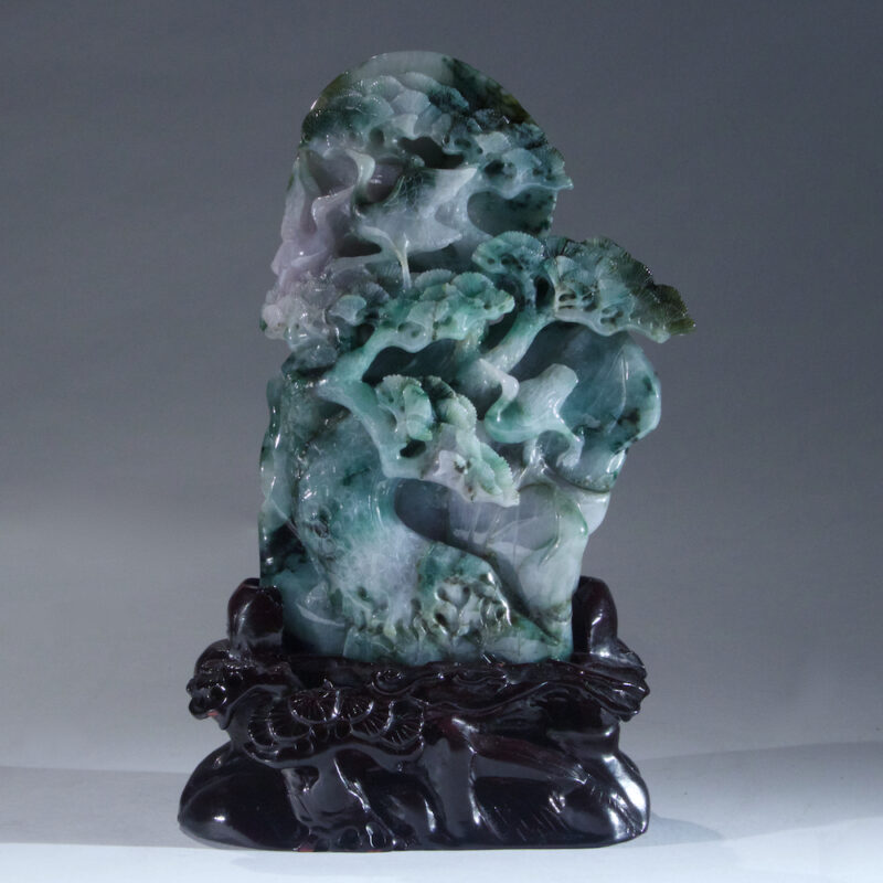 Jadeite Cranes Amidst Pines