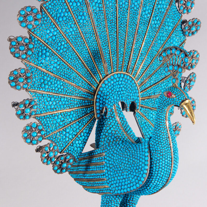 Royal Silver and Turquoise Ink Stand