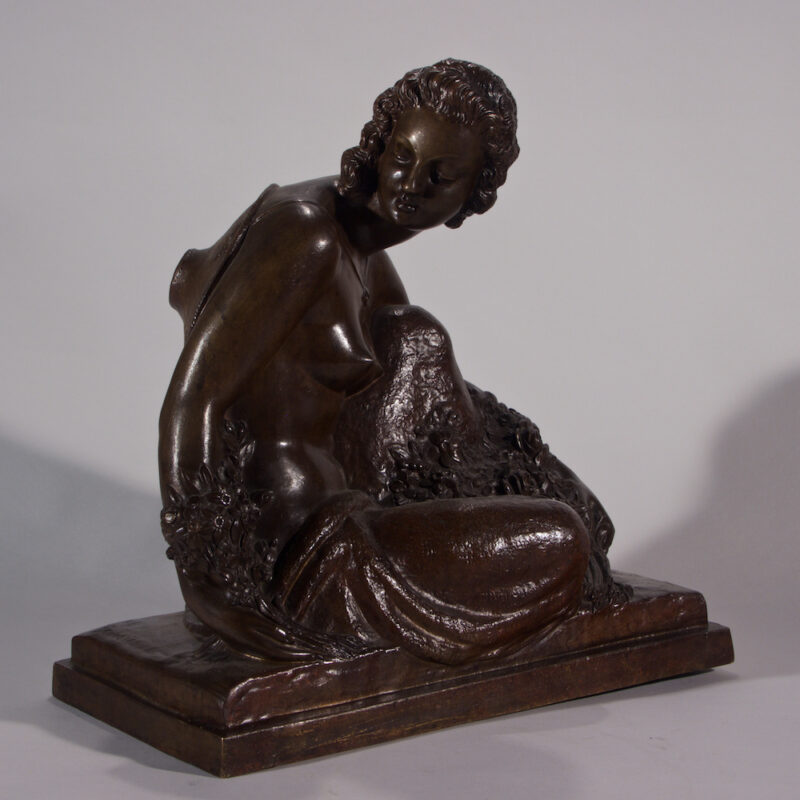 Art Nouveau Bronze Sculpture
