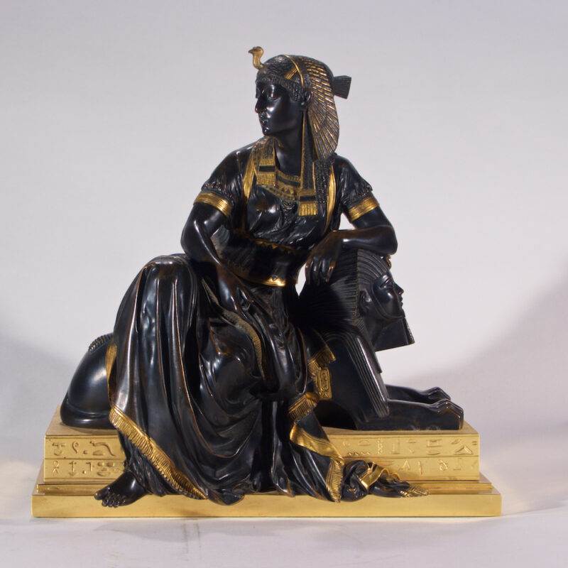 Egyptian Revival French Bronze of Cleopatra