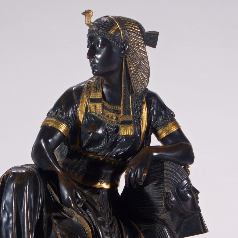 Egyptian Revival French Bronze of Cleopatra