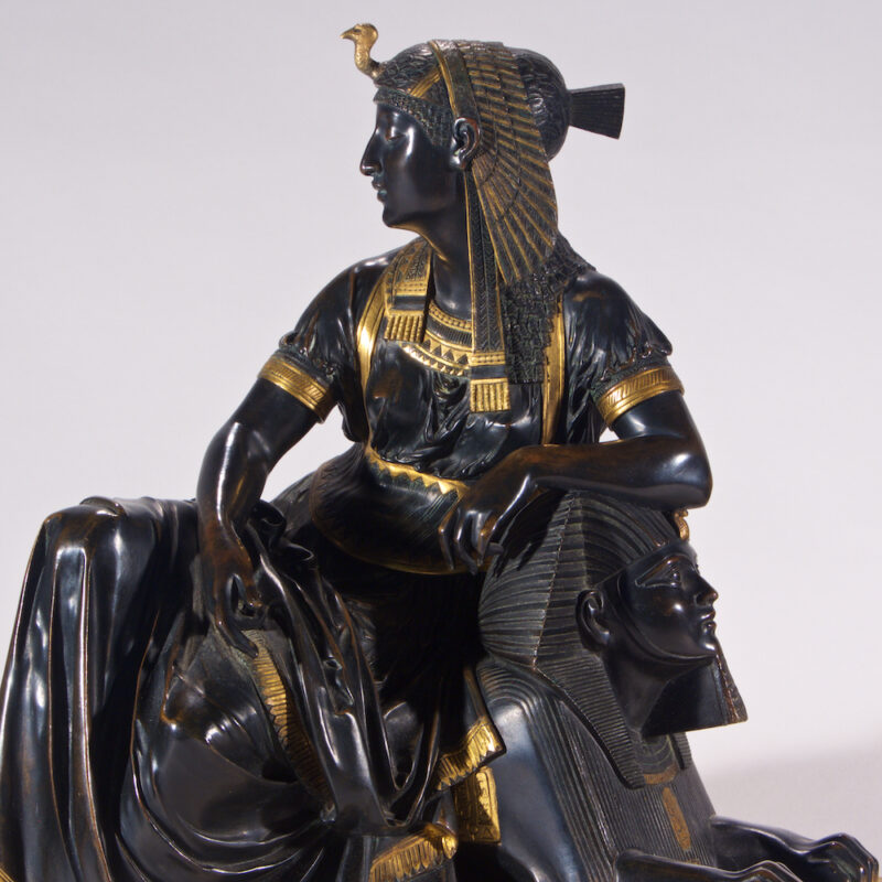 Egyptian Revival French Bronze of Cleopatra
