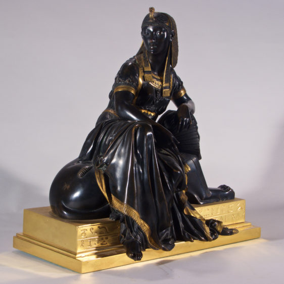 Egyptian Revival French Bronze of Cleopatra