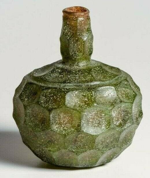 Ancient Sasanian Cut Glass Bottle c.6th century AD.