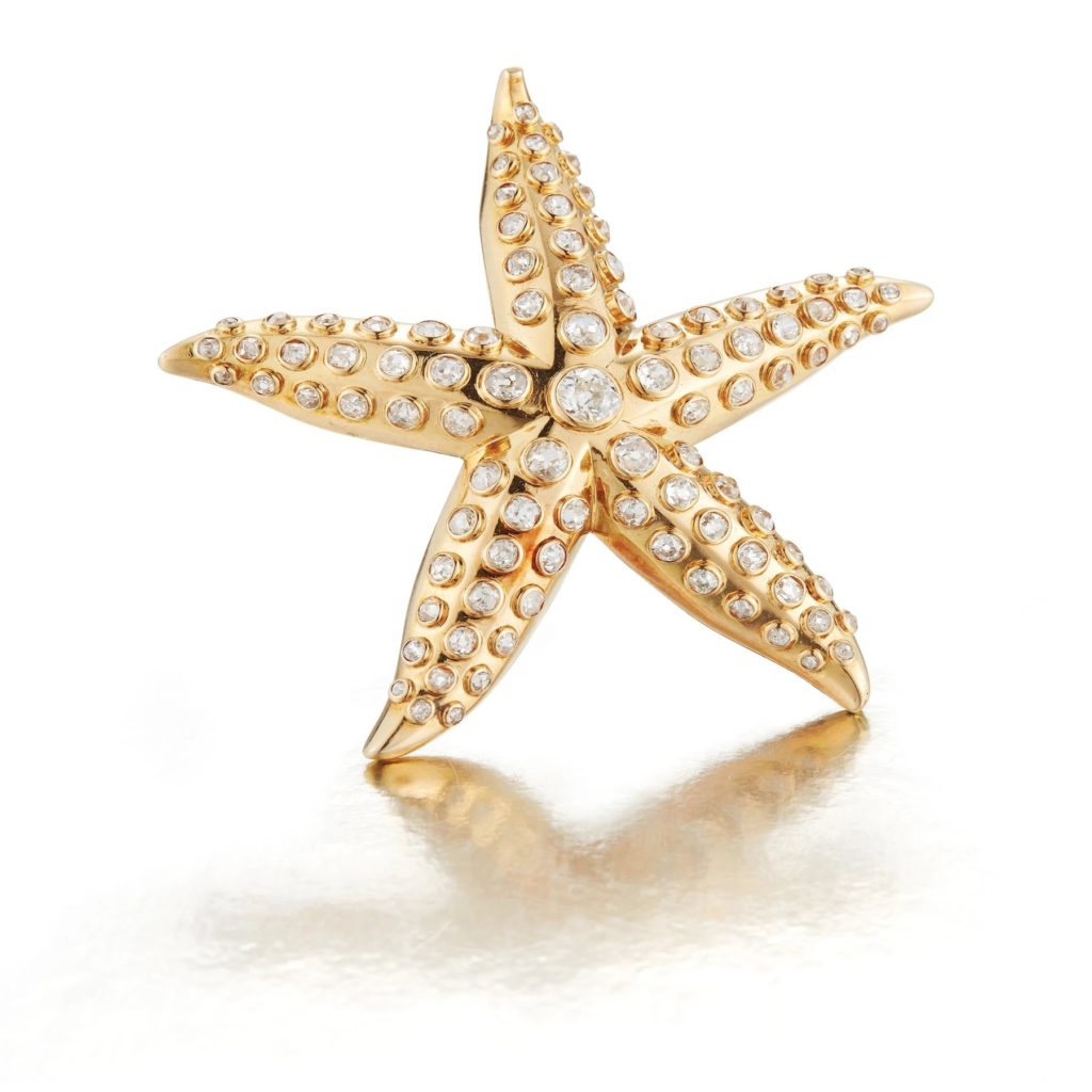 Rene' Boivin Starfish Brooch