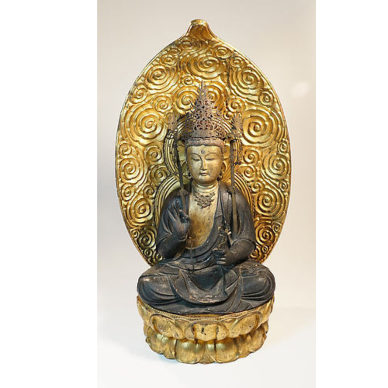 Fine Edo Period Sho Bosatsu Kannon in Rare Excellent Condition